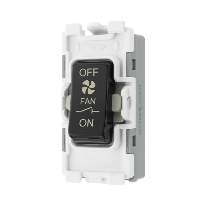 BG Evolve Black 10 Amp Fan Isolator Grid Module RPCDB15 – product view 2