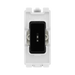 BG Evolve Black 20A Double Pole Key Grid Module RPCDB30KY – product view 1