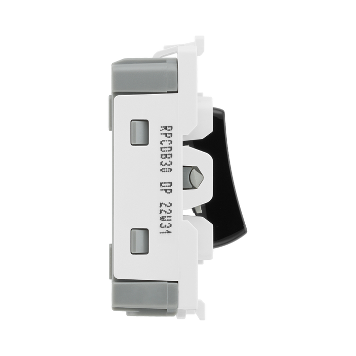 BG Evolve Black 20A Double Pole Grid Module RPCDB30 – product view 4
