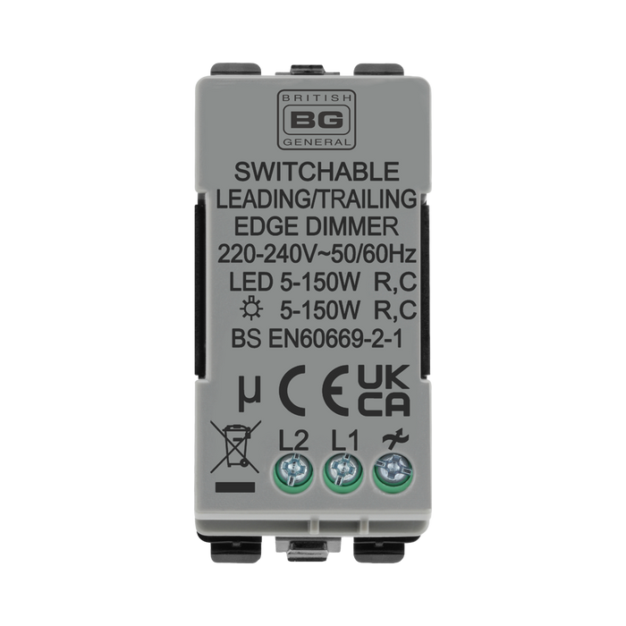 BG Evolve Black Dimmer Grid Module RPCDBDLT – product view 3