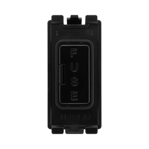 BG Evolve Black 13 Amp Fuse Carrier Grid Module RPCDBFUSE – product view 1