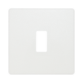 BG Evolve Pearl White 1G Grid Plate RPCDCL1W Available from RS Electrical Supplies