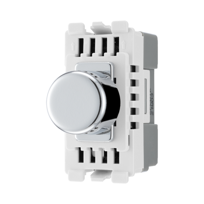 BG Polished Chrome Dimmer Grid Switch RPCDLT – product view 2