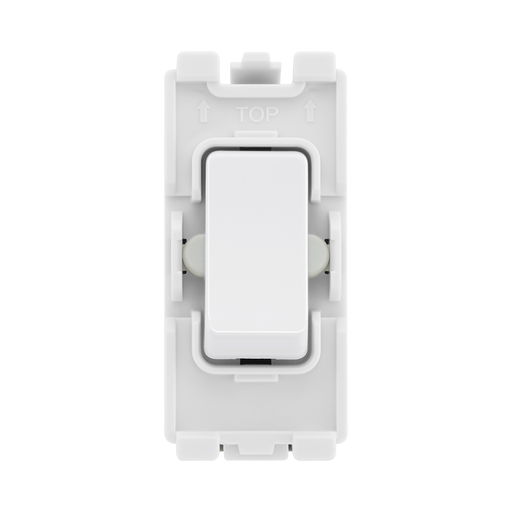 BG Evolve White 20A 2 Way Single Pole Centre Off Grid Module RPCDW12C – product view 1