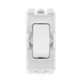 BG Evolve White 20A 2 Way Single Pole Centre Off Grid Module RPCDW12C – product view 1