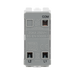 BG Evolve White 20A 2 Way Key Grid Module RPCDW12KY – product view 3