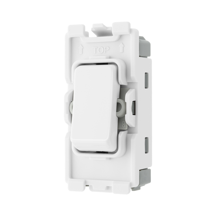 BG Evolve White 20A 2 Way Grid Module RPCDW12 – product view 2