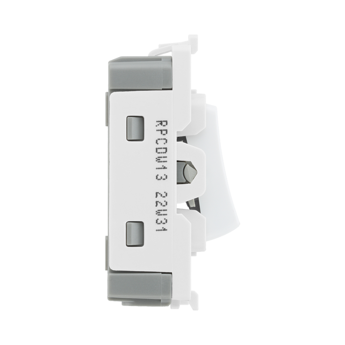 BG Evolve White 20A Intermediate Grid Module RPCDW13 – product view 4