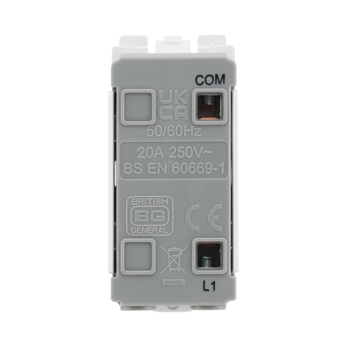 BG Evolve White 20A Retractive Grid Module RPCDW14 – product view 3