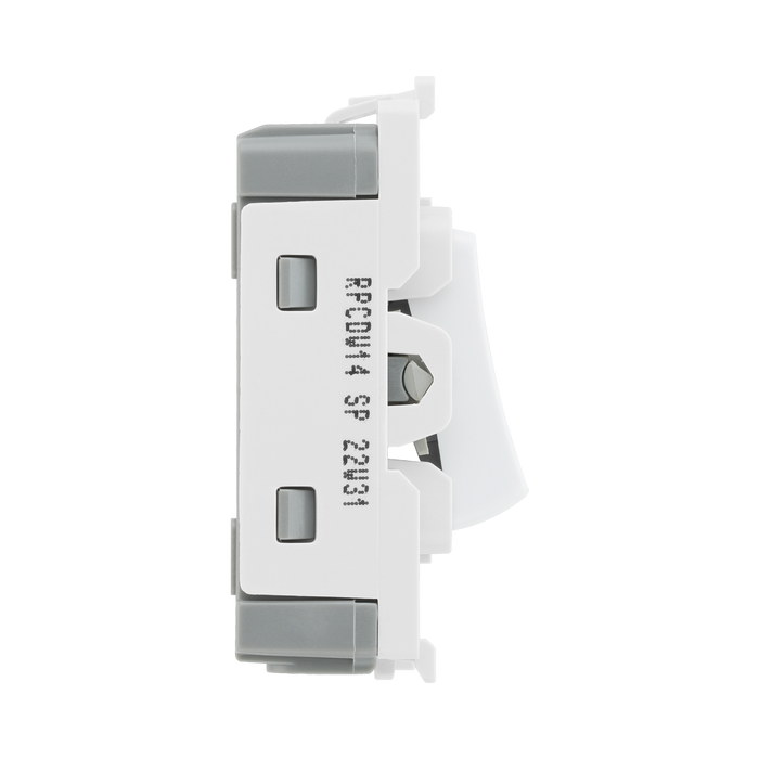 BG Evolve White 20A Retractive Grid Module RPCDW14 – product view 4