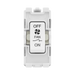 BG Evolve White 10 Amp Fan Isolator Grid Module RPCDW15 – product view 1