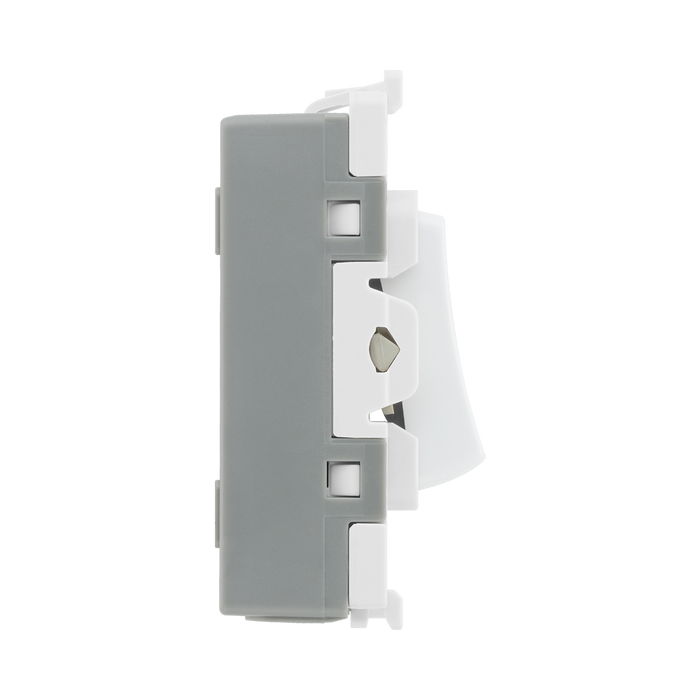 BG Evolve White 10 Amp Fan Isolator Grid Module RPCDW15 – product view 4