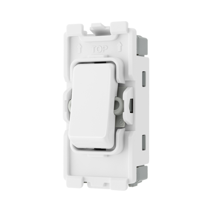 BG Evolve White 20A Double Pole Grid Module RPCDW30 – product view 2