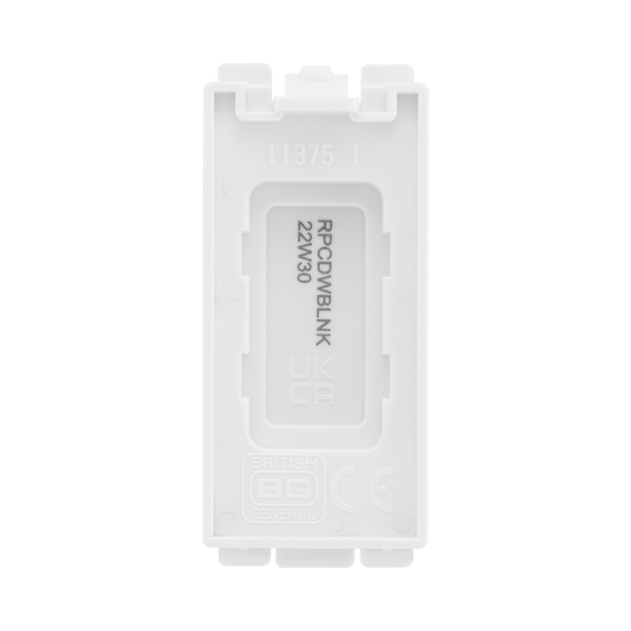 BG Evolve White Blank Grid Module RPCDWBLNK – product view 3
