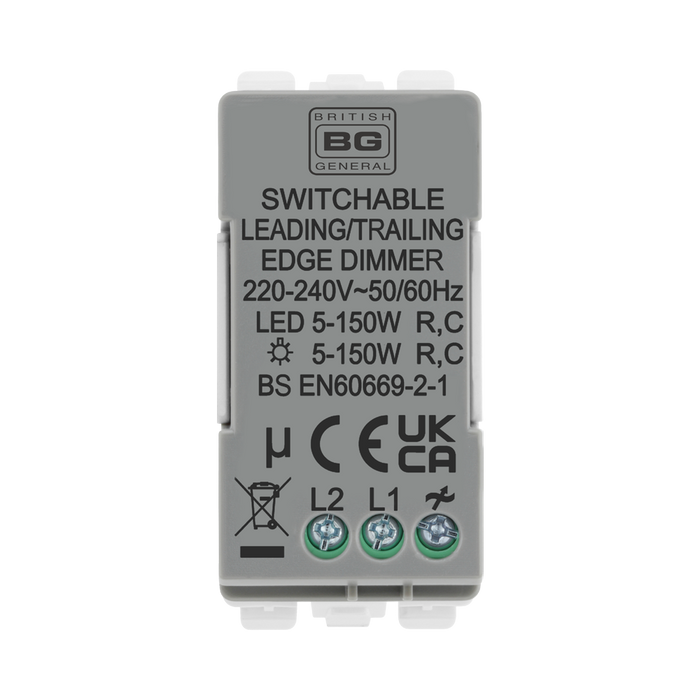 BG Evolve White Dimmer Grid Module RPCDWDLT – product view 3