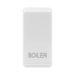 BG white moulded boiler grid rocker cap front view