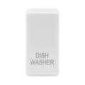 BG white moulded dish washer grid rocker cap front view