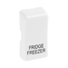BG Evolve White Engraved Fridge Freezer Grid Rocker RRFFPCDW – RRFFPCDW
