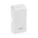 BG White Moulded PVC Engraved Fan Grid Rocker Cap RRFNW Available from RS Electrical Supplies