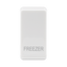 BG white moulded freezer grid rocker cap front view