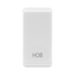 BG white moulded hob grid rocker cap front view