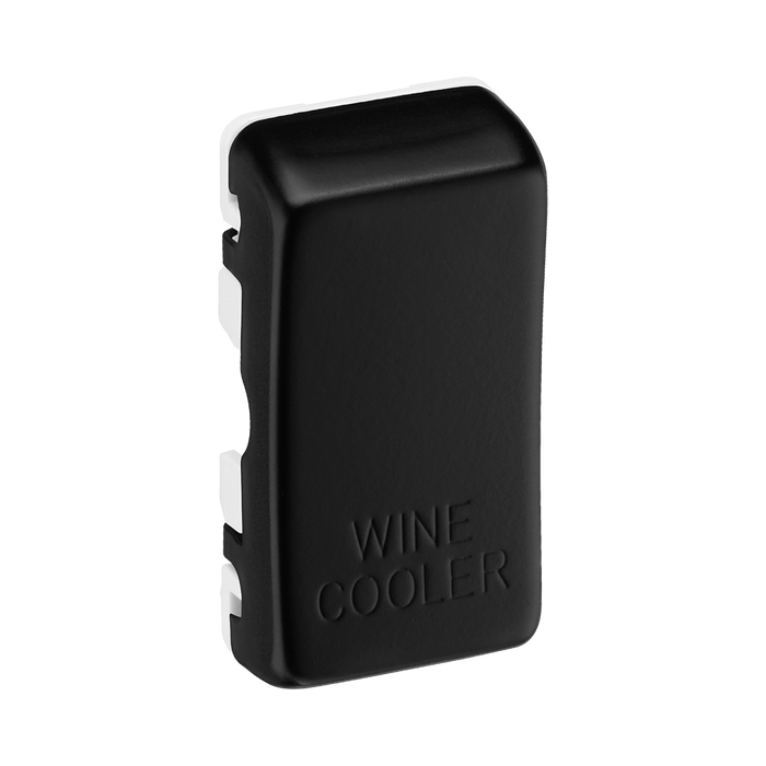 BG Grid Matt Black Engraved 'Wine Cooler' Rocker RRWCFB – RRWCFB