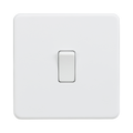 Matt White Double Pole Switch by Knightsbridge with Double Pole rated 10AX