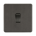Smoked Bronze Double Pole Switch by Knightsbridge with Double Pole rated 10AX