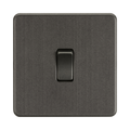 Smoked Bronze Intermediate Switch by Knightsbridge with Intermediate Switch rated 10AX