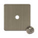 Antique Brass Dimmer Switch by Knightsbridge with Screwless flat plate