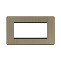 Antique Brass Euro Plate (4G) by Knightsbridge with Euro Compatible