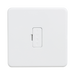 Matt White Fused Spur by Knightsbridge with Unswitched rated 13A