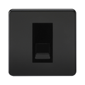 Matt Black Slave Telephone Socket by Knightsbridge made in Euro Componants