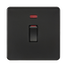 Matt Black 45A Switch by Knightsbridge with Double Pole rated 45A