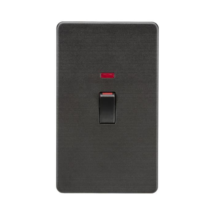 Smoked Bronze 45A Switch by Knightsbridge with Double Pole rated 45A