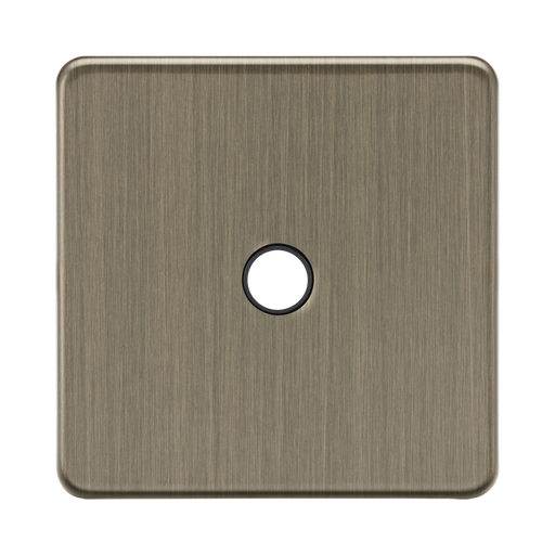 Antique Brass metal plate with centre hole