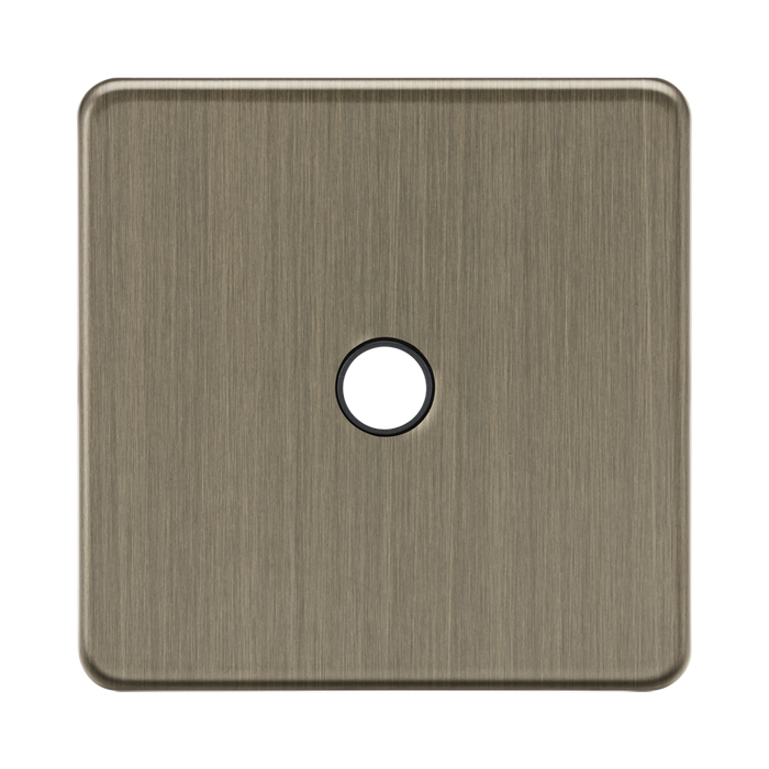 Antique Brass metal plate with centre hole