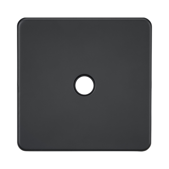 Knightsbridge Screwless Anthracite 20A Flex Outlet Plate SF8342AT