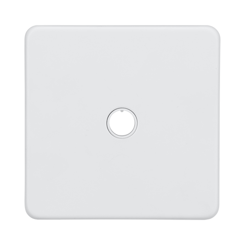 Knightsbridge Screwless Matt White 20A Flex Outlet Plate SF8342MW