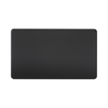 Matt Black Blanking Plate (2G) by Knightsbridge with Screwless flat plate