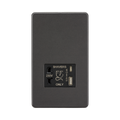 Smoked Bronze Shaver Socket by Knightsbridge with USB Ports