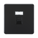 Matt Black Data Outlet by Knightsbridge rated CAT6a