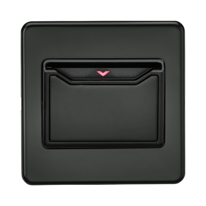 Knightsbridge Screwless Anthracite 1G Key Card Switch SFCARDAT