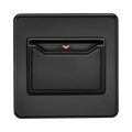 Matt Black Key Card Switch by Knightsbridge with Key Card Switch rated 32A