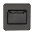 Smoked Bronze Key Card Switch by Knightsbridge with Key Card Switch rated 32A