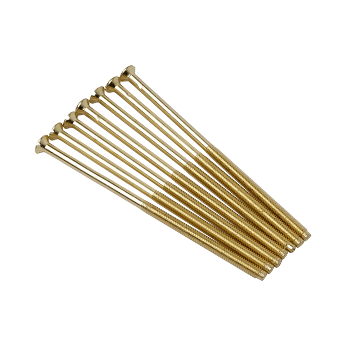 Click Essential Brass M3.5 x 75mm Screws 10 Pack SP675BR