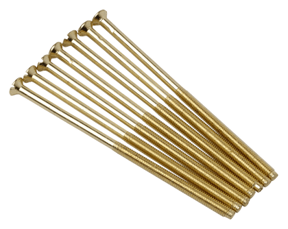 Click Essential Brass M3.5 x 75mm Screws 10 Pack SP675BR