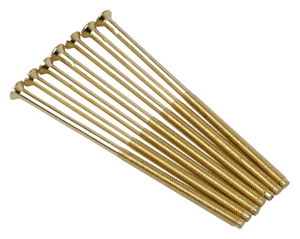 Click Essential Brass M3.5 x 75mm Screws 10 Pack SP675BR