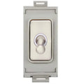 Schneider Ultimate Pearl Nickel 2 Way Toggle Grid Module GUG102TWPN Available from RS Electrical Supplies