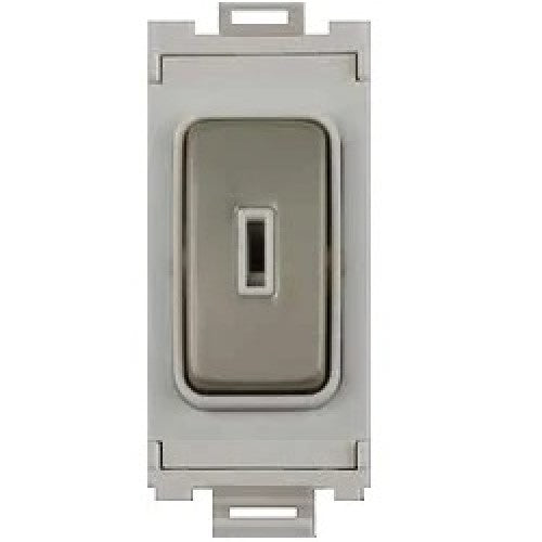 Schneider Ultimate Pearl Nickel 20A 2 Way Key Grid Module GUG202KWPN Available from RS Electrical Supplies